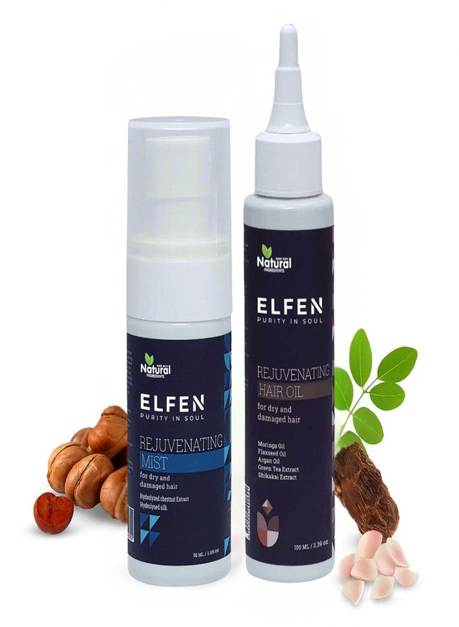 إلفن مجموعة Elfen ReviveDuo الثنائية مع زيت وبخاخ للشعر | تعزز نمو الشعر | شعر صحي وقوي - Image 1