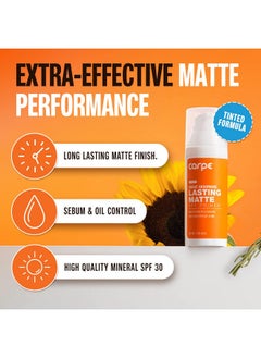 Carpe Carpe Primer Face Makeup Base ~New~ Zinc Mineral Sunscreen Face SPF 30, Lasting Matte Primer For Oily Skin And Tinted Sunscreen For Face  - Image 2