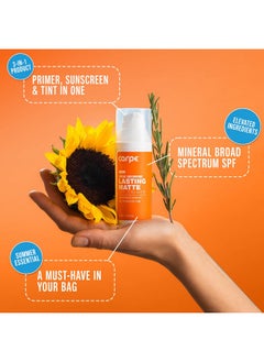 Carpe Carpe Primer Face Makeup Base ~New~ Zinc Mineral Sunscreen Face SPF 30, Lasting Matte Primer For Oily Skin And Tinted Sunscreen For Face  - Image 5