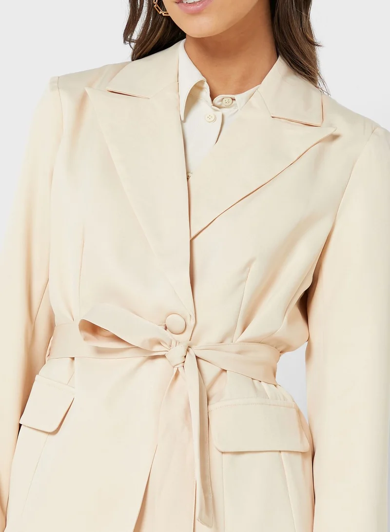 ELLA Tie Detail Blazer