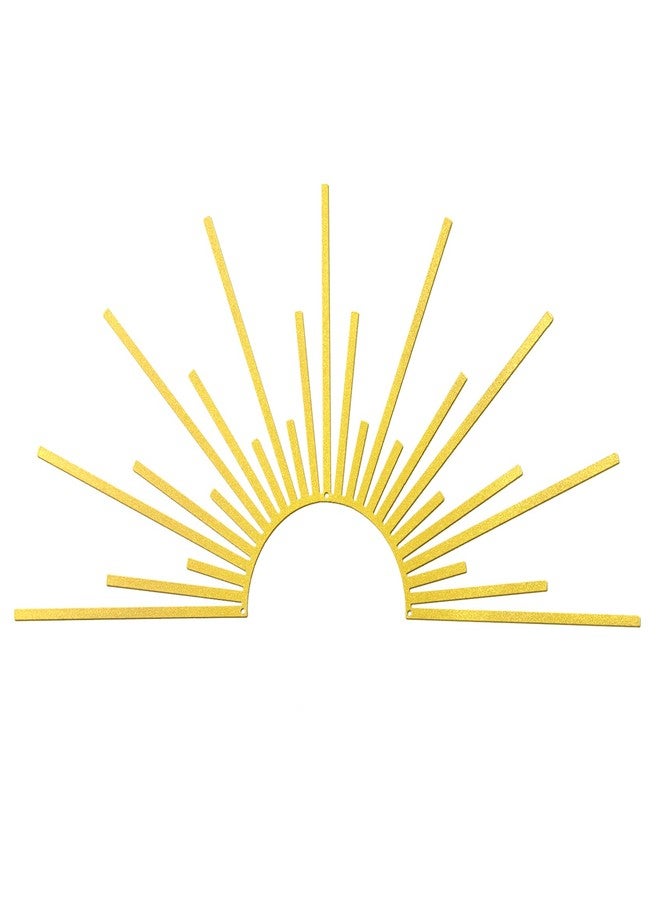 Bnesi Sun Metal Wall Art Sun Wall Decor Gold Metal Decor for Living Room Bedroom Modern Home Decor Unique Housewarming Gift for Minimalist Boho Style Home Art Lovers (Gold) - Image 1