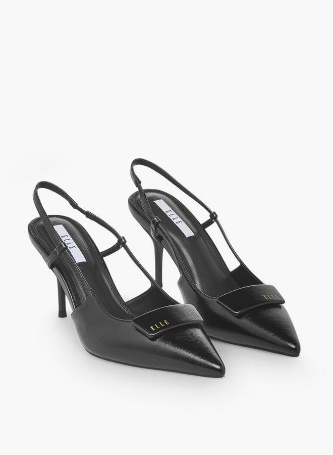 ELLE Women Pointed Toe Slingback Shoes - Image 1