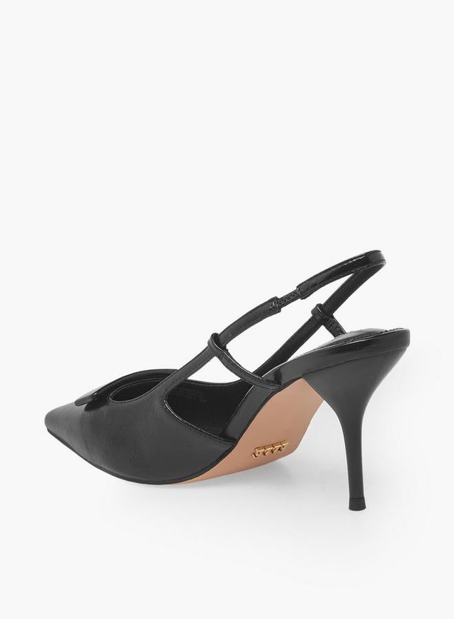 ELLE Women Pointed Toe Slingback Shoes - Image 5