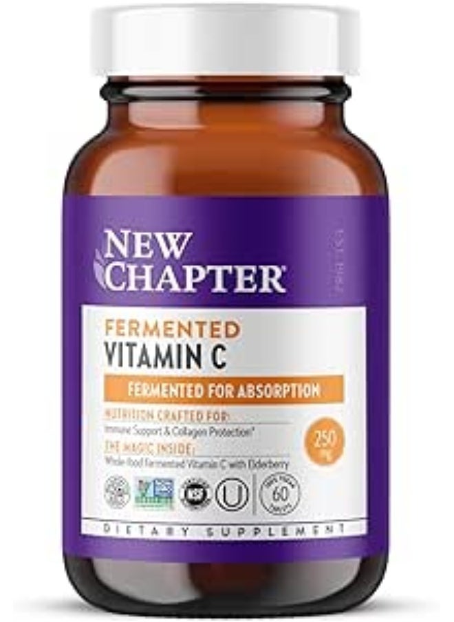 New Chapter Fermented Vitamin C Cap 60S  - Image 1