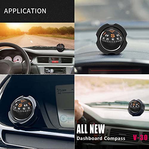 KanPas V28 Upgraded Version Mini Automotive Dashboard Car Compass Ball (V30) - Image 5