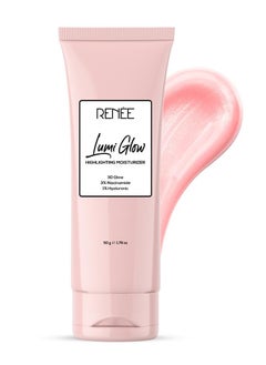 Renee Lumi Glow Highlighting Moisturizer, Enriched with 3% Niacinamide & 1% Hyaluronic Acid, Prevents Photoaging & UV Damage  - Image 1