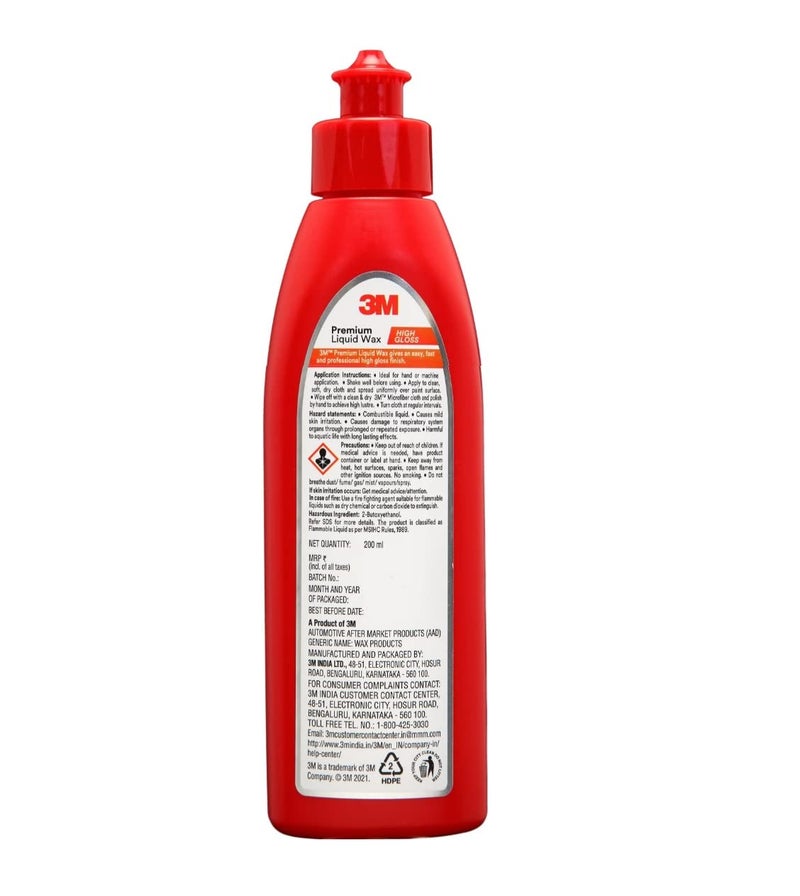 3M Auto Specialty Liquid Wax 200ml (Pack of 3) - Image 3