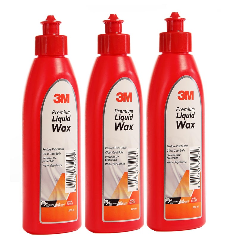 3M Auto Specialty Liquid Wax 200ml (Pack of 3) - Image 1