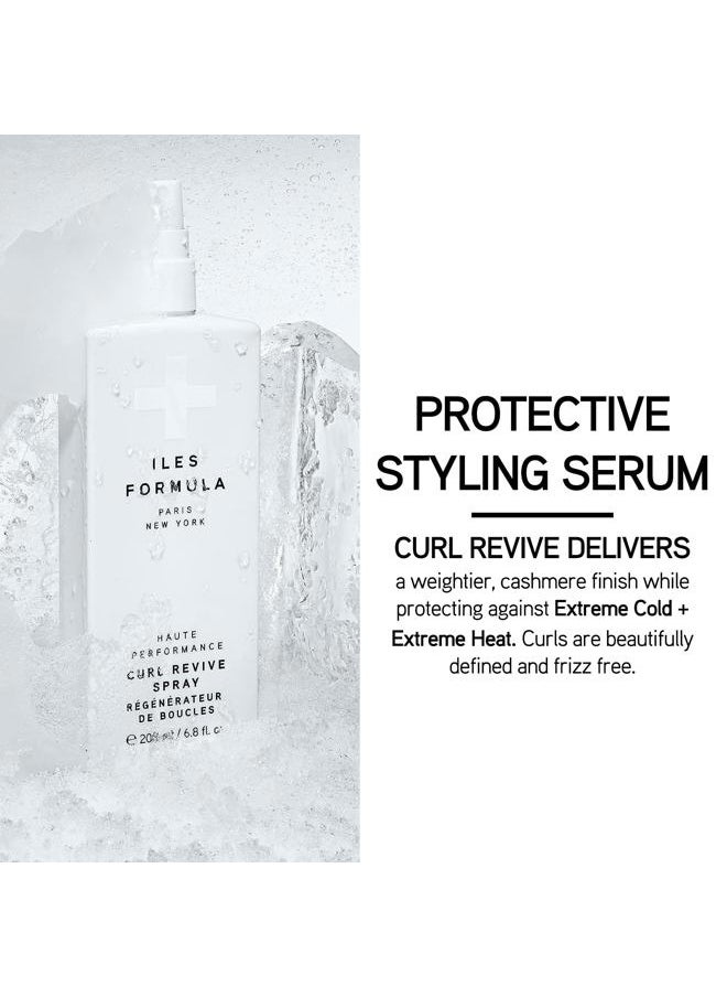 ILES FORMULA PARIS NEW YORK - Haute Performance Curl Reviver Spray - Anti-Frizz & Anti-Humidity Leave-In Conditioning Serum - Defines, Adds Texture, Style Curly or Wavy Hair, 6.8 Fl Oz (200 ML) - Image 1