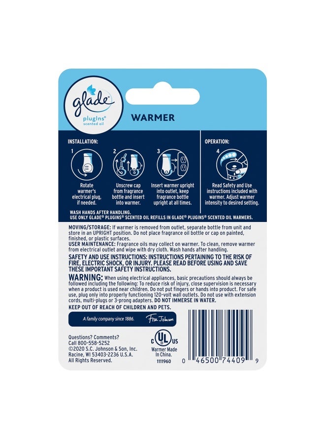 Glade PlugIns Air Freshener Warmer Scented and Essential Oils for Home and Bathroom Up to 50 Days on Low Setting - Image 2