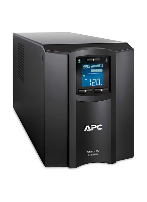شنايدر إلكتريك - UPS SMC SmartConnect - SMC1500IC - مصدر طاقة غير منقطع 1500 فولت أمبير (ممكن للسحابة، 8 منافذ IEC-C13)، أسود