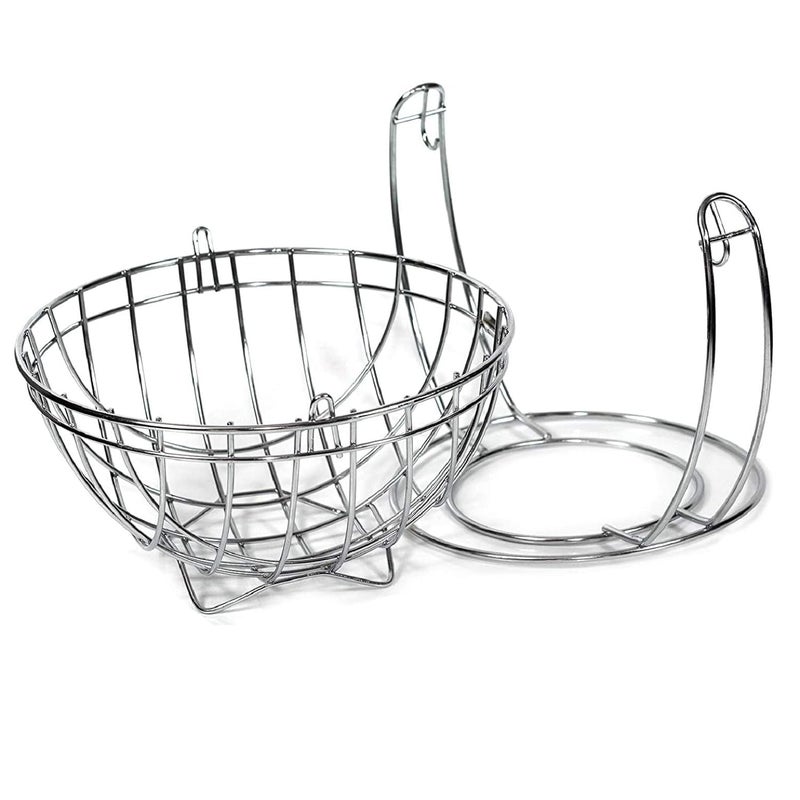 EMNDR Fruit Basket Fruit Drain Basket Home Iron Fruit Bowl Storage Holder Storage Basket Steel Bowl Kitchen Storage Container - Image 4