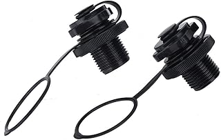VGEBY1 VGEBY1 Inflatable Boat Valve, 2pcs Replacement Screw Air Valve One-Way Inflation Airbed Plug for Inflatable Rubber  - Image 1