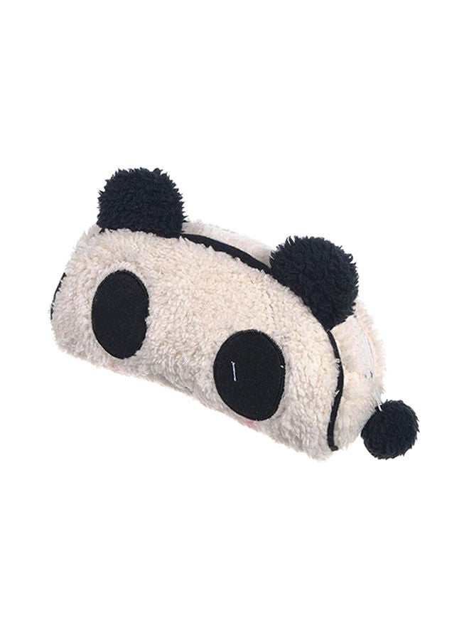 Lovely Panda Plush Pencil Case Beige/Black