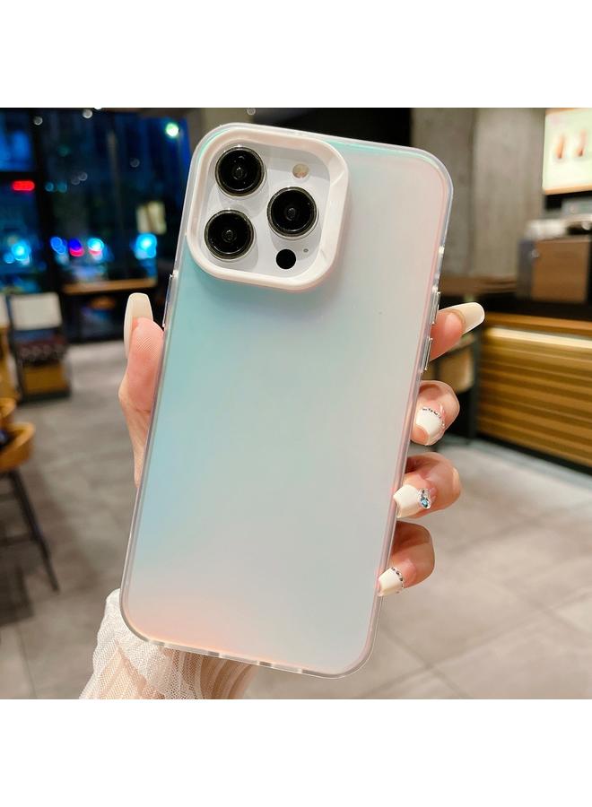 Zaboon Case For iPhone 13 Pro Max IMD Colorful Gradient PC + Acrylic Phone Case - Image 1