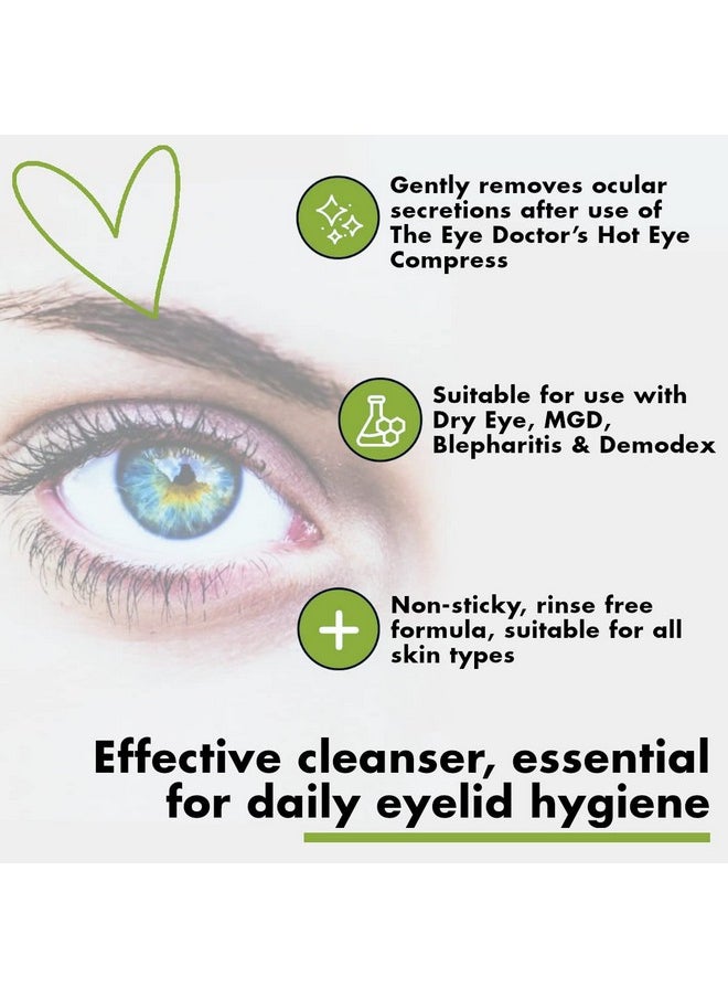 The Eye Doctor Tea Tree Lid Cleanser 100Ml Daily Eyelid Hygiene Remove Debris & Makeup Eyelid Eyelashes Suitable For Sensitive Eyes Contains Tea Tree Oil Argan Oil Coconut Oil & Micellar Water  - Image 4