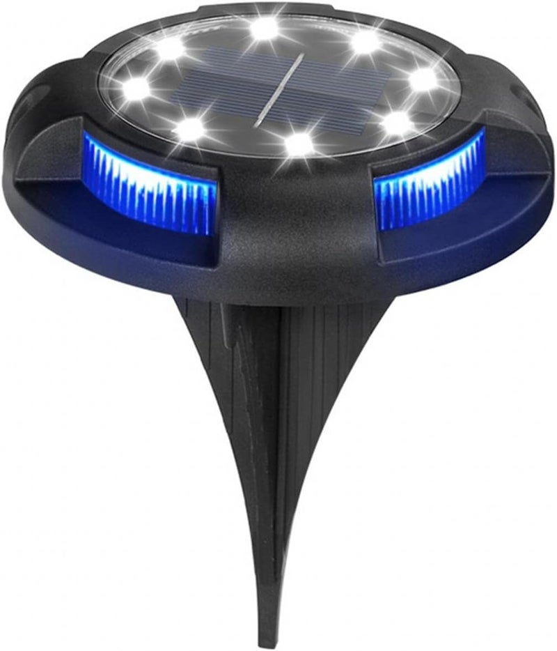 klarako Solar Ground Lights 4pcs Solar Lights Outdoor Waterproof Solar Garden Lights Outdoor InGround Lights Landscape Lighting Spring Summer Decor Lights For Yard, Patio, Walkway (E) - Image 1