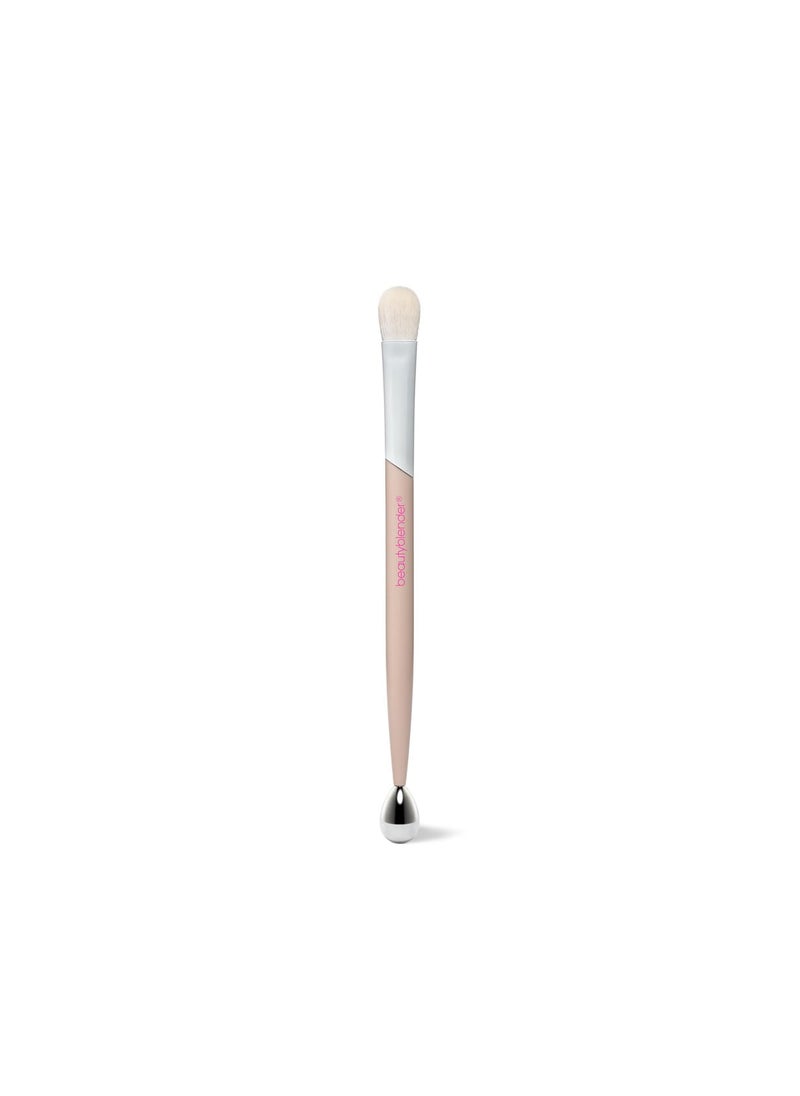 beautyblender beautyblender Double Sided SHADY LADY All-Over Eyeshadow Makeup Brush & Cooling Roller. Vegan, Cruelty Free and Made in the USA 