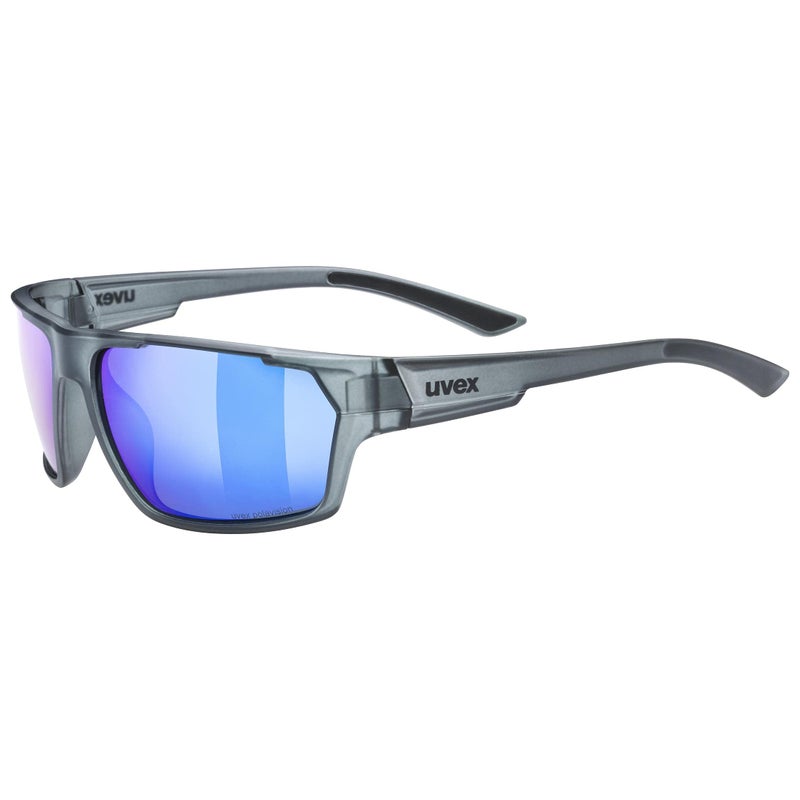 Uvex Fashion Polarized Panto Sports Glasses Smoke MatBlue Taille Unique