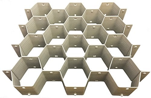 Zoie + Chloe Zoie + Chloe 18-Compartment Honeycomb Drawer Divider Organizer - Underwear Socks Bras Ties Belts Scarves - Image 1