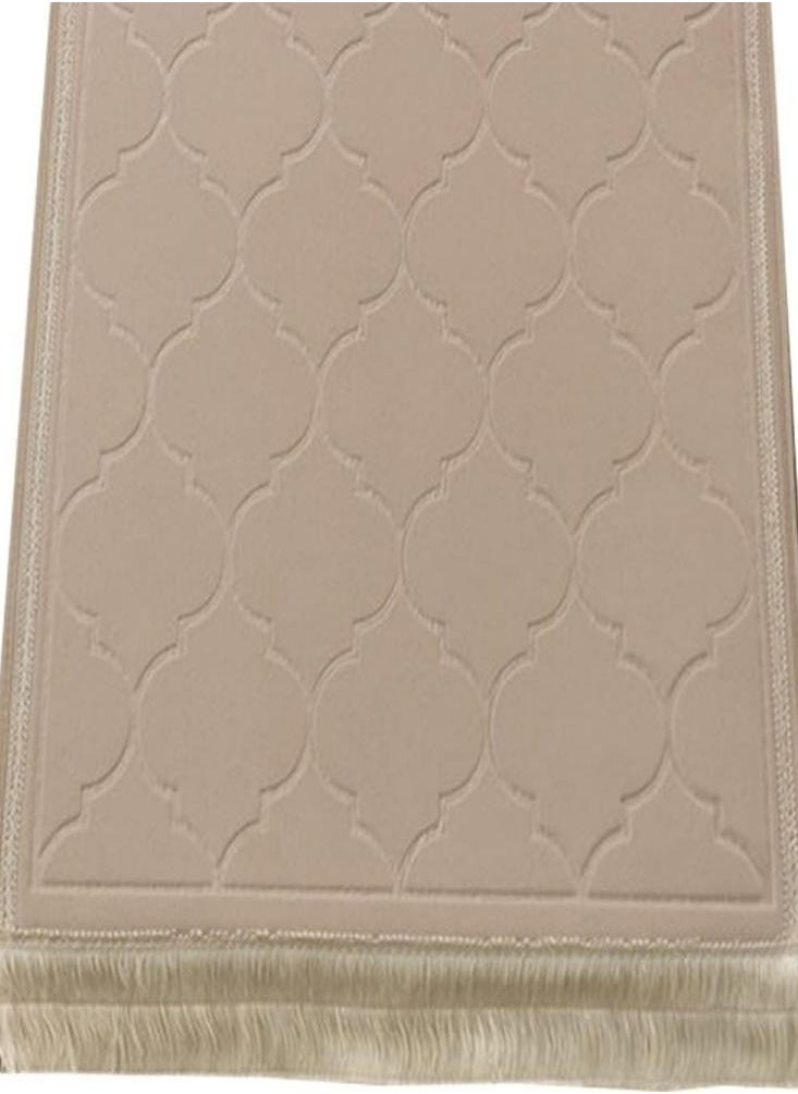 Oasisgalore - Flannel Thickened Embossed Prayer Blanket Prayer Mat Prayer Portable  Simple and Unpretentious Rug for Prayer - Image 1