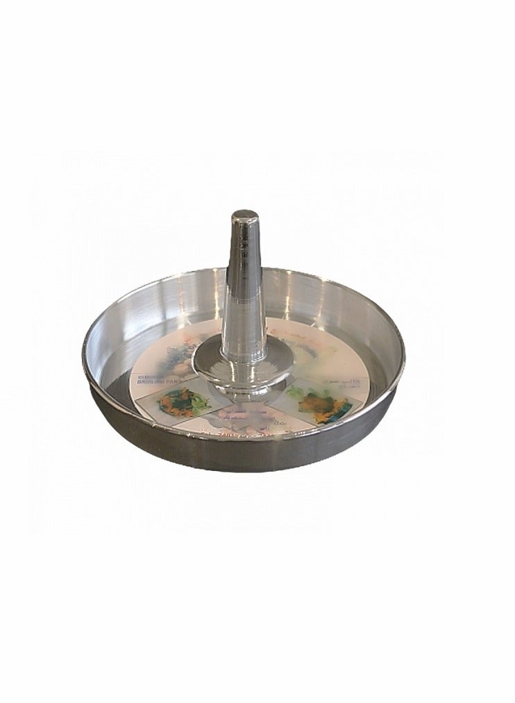 Ayda Aluminium Roast Chicken Pan Removable BBQ Turkey Rack  - Image 1