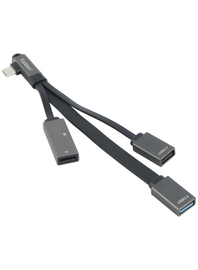 Earldom USB-C Hub Card Reader 4 in 1 Cable HUB18C - Image 1