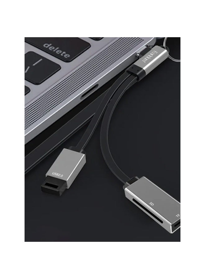Earldom USB-C Hub Card Reader 4 in 1 Cable HUB18C - Image 2