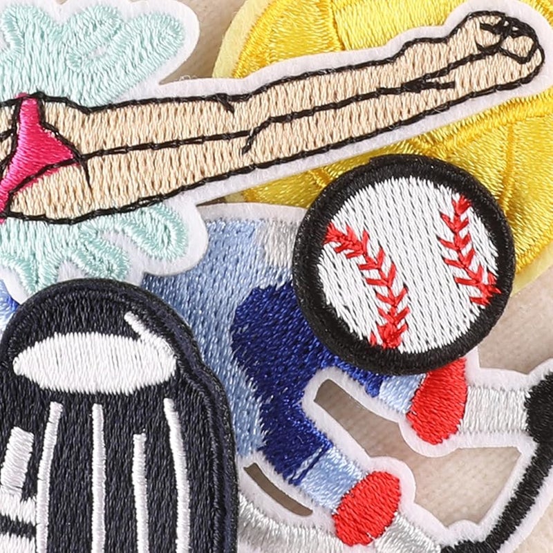 16 قطعة من الرقع المطرزة بالحديد لإصلاح معدات الرياضة والملابس والحقائب والمعاطف - Image 4