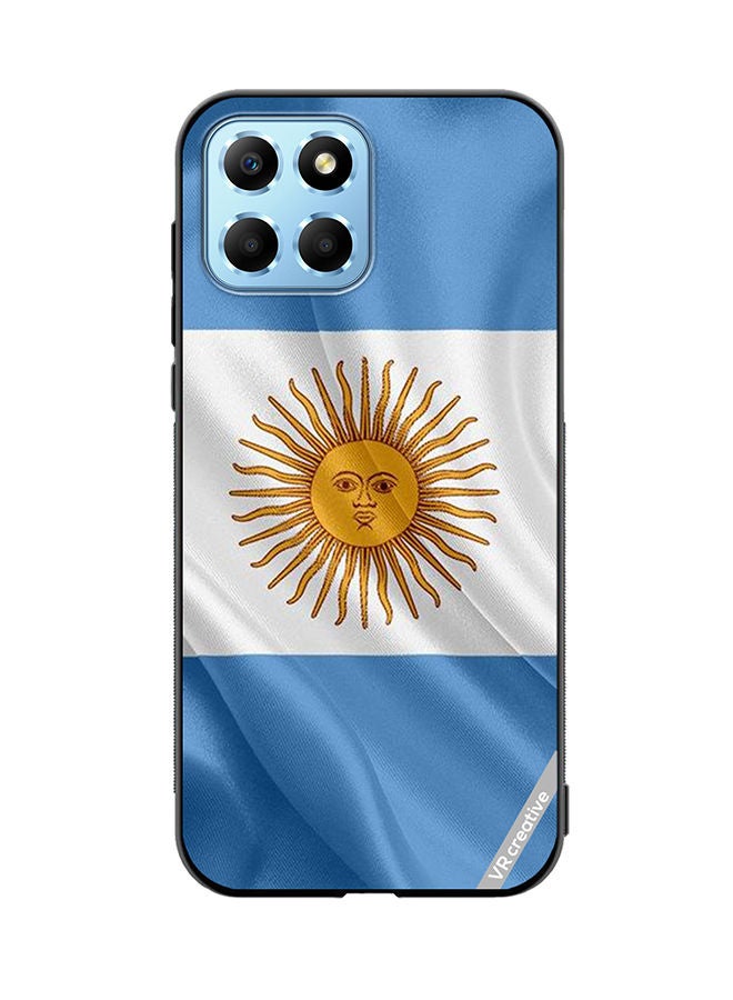 Protective Case Cover For Honor X8 5G Argentina Design Multicolour