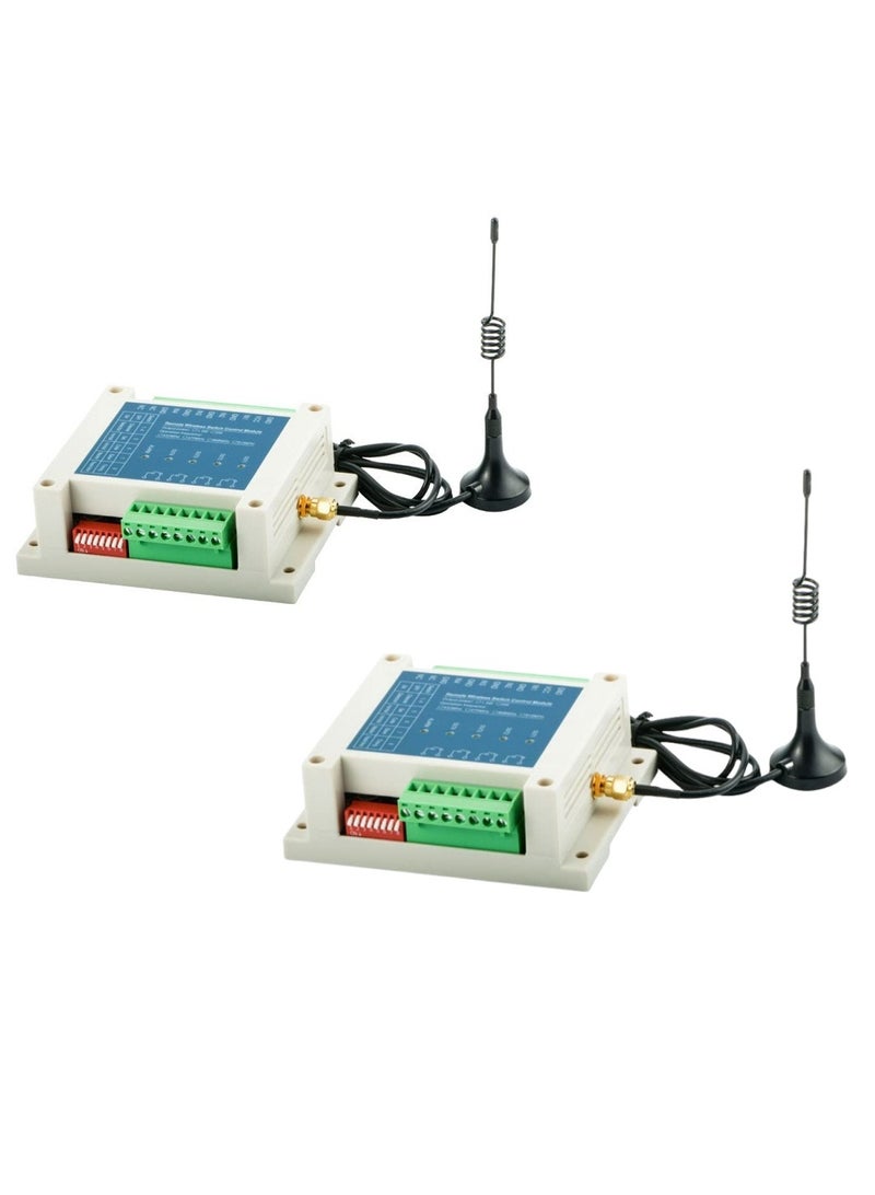 Industrial 1.5W 4 Channel Wireless Relay Module SK109 X 2 Sets  - Image 1
