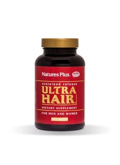 Nature's Plus Naturesplus Ultra Hair Sustained Release Natural Hair Growth Supplement For Men & Women 90 Vegetarian Tablets (45 Servings)  - Image 2