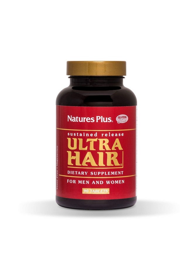 Nature's Plus Naturesplus Ultra Hair Sustained Release Natural Hair Growth Supplement For Men & Women 90 Vegetarian Tablets (45 Servings) - Image 2