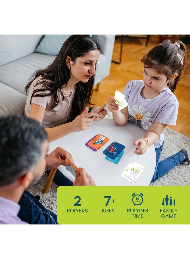 بينكا كيوكيت - لعبة بطاقات كريكيت ممتعة للجميع، هدايا عيد ميلاد، لعبة عائلية للأطفال والمراهقين والبالغين، بطاقات كريكيت داخلية، هدايا للأطفال من سن 7 و8 و9 سنوات فما فوق (لاعبان) - Image 3