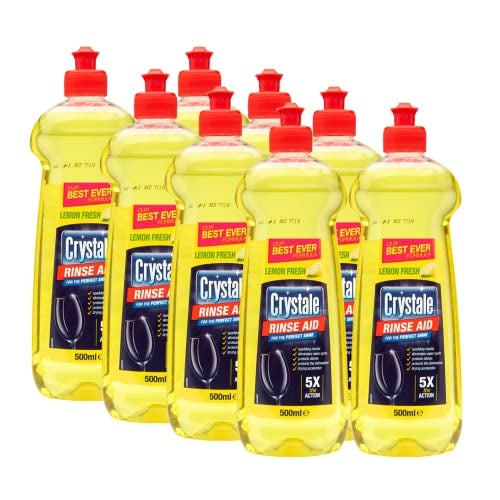 Crystale Dishwasher Rinse Aid 500ml Lemon Pack of 2 - Image 1