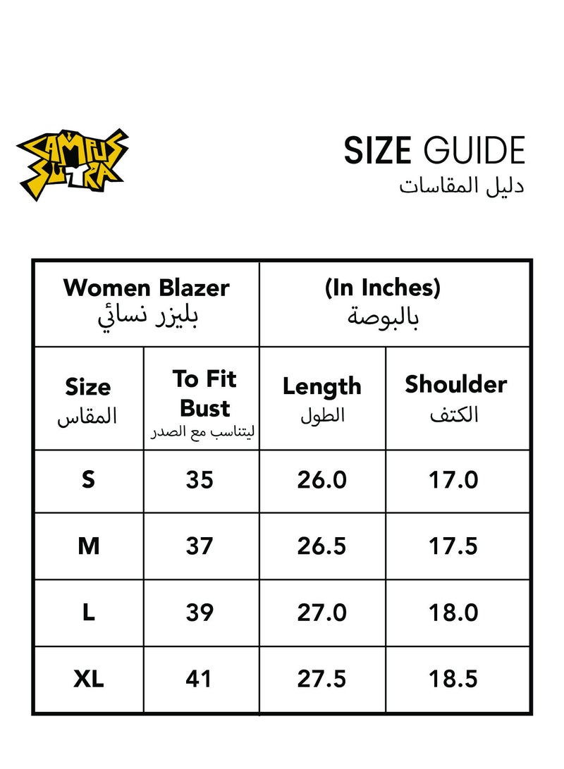 كامبوس سوترا Women's Tan Brown Suede Single-Breasted Blazer  - Image 4
