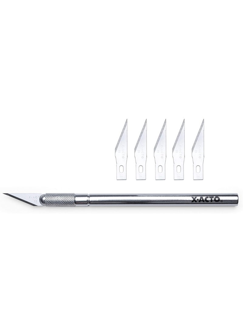 Elmer's X-ACTO X3311 N0. 1 Precision Knife With 5 No. 11 Blades, #1 Knife - Image 2