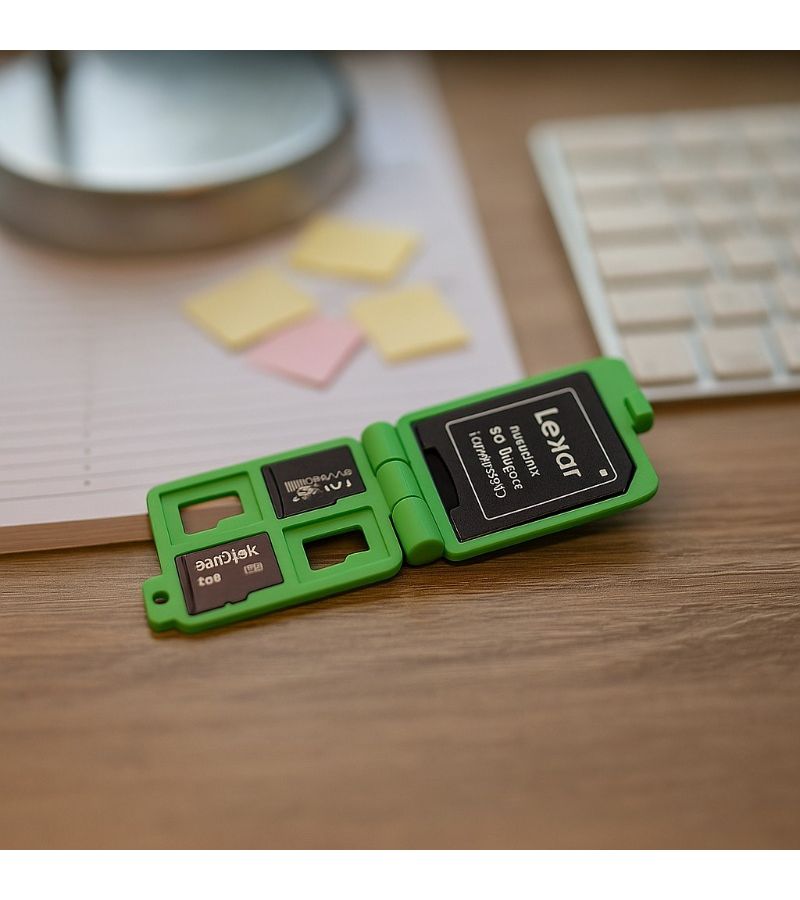 Micro SD Card Storage Box 1pc Random Color Organizer Case - Image 5