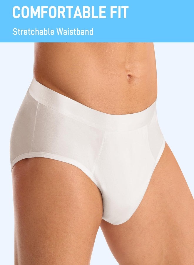 SUNCHIRI Men's Incontinence Underwear, Washable Reusable Leak Proof Protective Briefs with 150ML Absorbent Pad 3 Pack (White, XX-Large) - Image 5