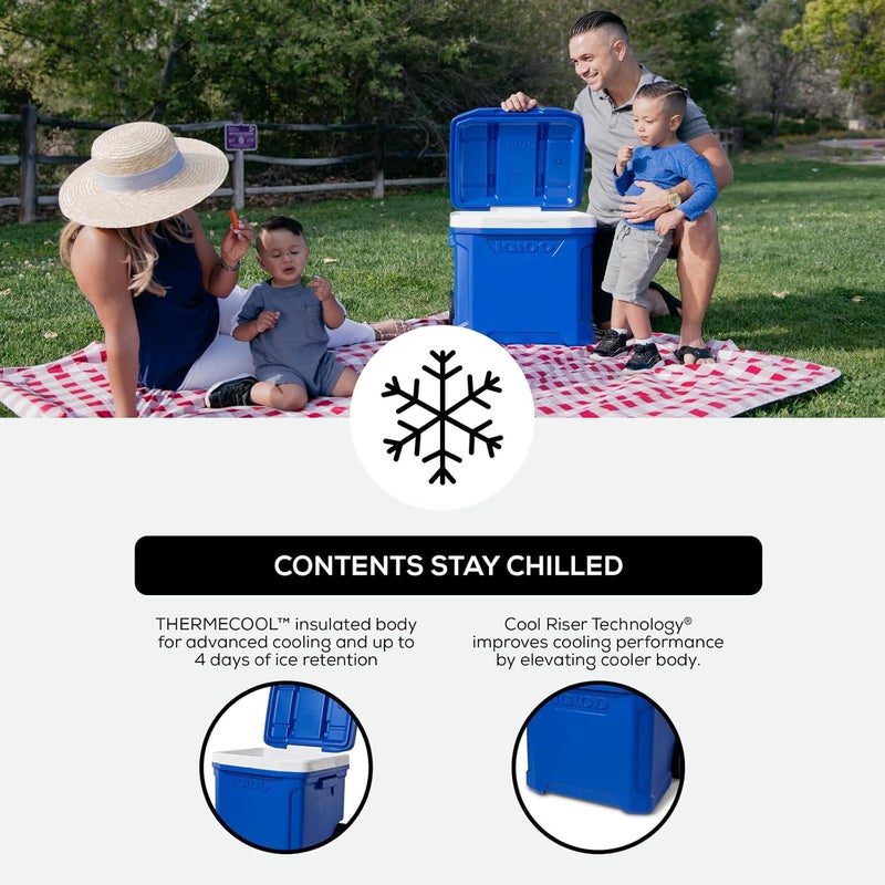 Igloo Hard Coolers | Profile II Series | Insulated Ice Chests | Roller Cooler with Wheels - Image 5