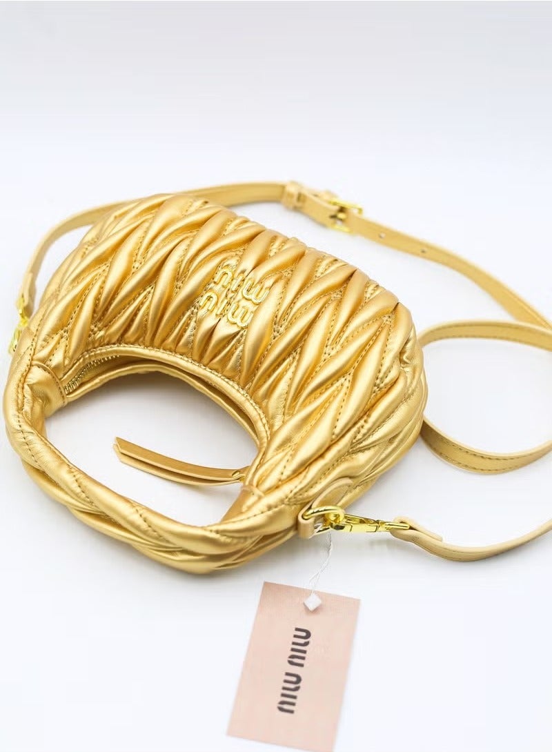 MIU MIU Wander nappa leather hobo Shoulder Bag  - Image 3