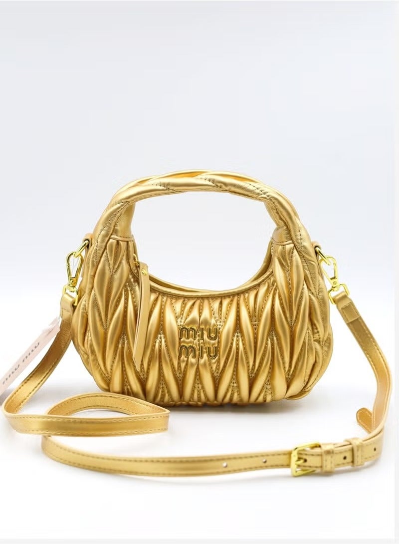 MIU MIU Wander nappa leather hobo Shoulder Bag  - Image 1