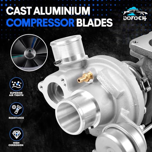 DOFOCH GT1446 Turbo Turbocharger Fit for 2013-2023 Dodge Dart Fiat 500 Jeep Renegade 1.4L GT1446GLSZ, MGT14, MTG1446Z Replaces# 04892938AB 04892938AC 799502-0001 799502-5001 - Image 3