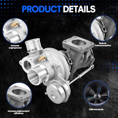 DOFOCH GT1446 Turbo Turbocharger Fit for 2013-2023 Dodge Dart Fiat 500 Jeep Renegade 1.4L GT1446GLSZ, MGT14, MTG1446Z Replaces# 04892938AB 04892938AC 799502-0001 799502-5001 - Image 4