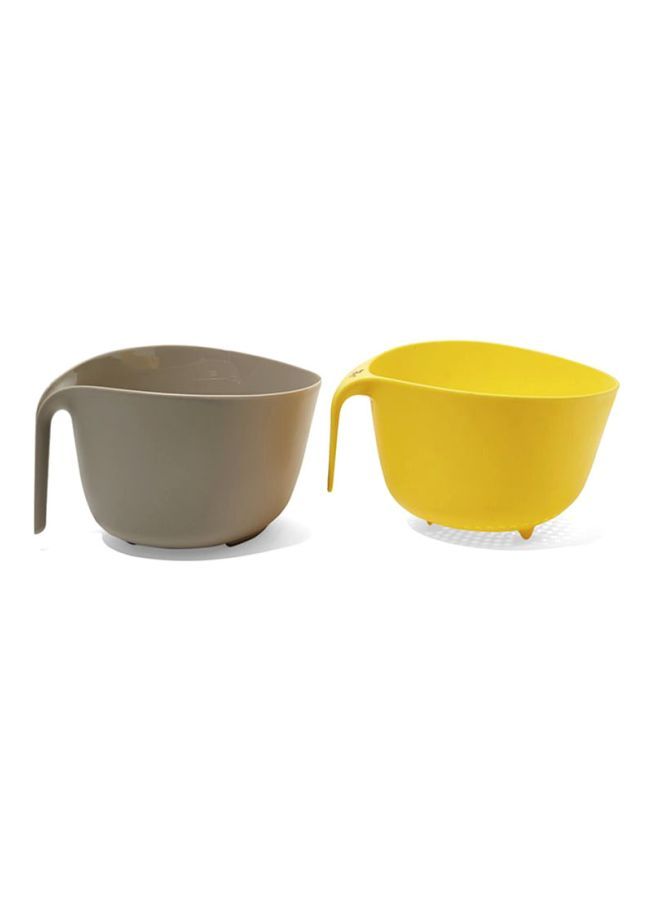 الأزرق جي دبليو طقم مصفاة مكون من قطعتين رمادي / أصفر - Image 2