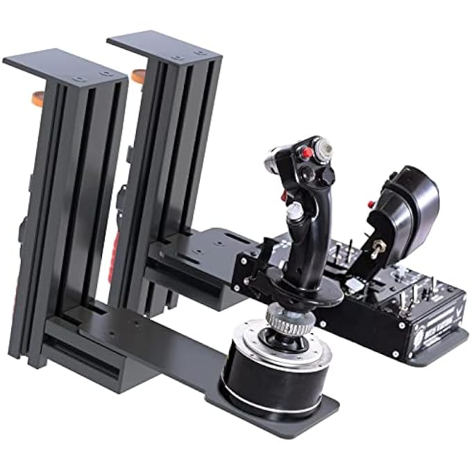 rayihni -SET OF 2 HOTAS DESK MOUNTS FLIGHT SIM GAME JOYSTICK COMPATIBLE WITH THRUSTMASTER WARTHOG/WINWING ORION 2 WITH ALL INSTALLATION BOLTS Ï¼† INSTALL MANUAL - Image 3
