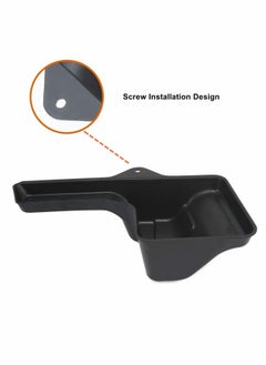 Excefore RBR Wheel Well Storage Bin Rear Trunk Organizer Tray Gear Shift Console Side Storage Box for 2018-2021 Jeep Wrangler JL JLU, Interior Accessories, Right Side, Black  - Image 4