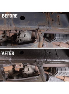 Safi WAX Rubberized Car Undercoating Spray 500ml Protection From Rust Corrosion Road Noise SFW084 Black  - Image 4