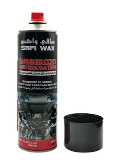 Safi WAX Rubberized Car Undercoating Spray 500ml Protection From Rust Corrosion Road Noise SFW084 Black  - Image 3