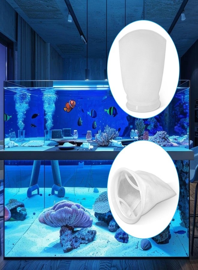 Xosjska 8 Pcs 7 Inch Aquarium Filter Socks Ring Felt Filter Socks Saltwater Aquarium-Filter Bags Micro Fish Tank Aquarium -ocks for Saltwater Fish Tank Filters - Image 4